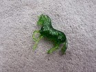 Retired Breyer Horse Stablemate  6048 Mystic Glitter Unicorn Green Alborozo