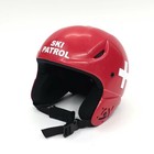 Rare Vintage Ski Patrol Helmet By Kasco Beta Of Italy Red Htf Collectible