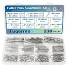 230 Pcs Cotter Pin Assortment Kit  13 Sizes Stainless Steel Cotter Pins   R Clip