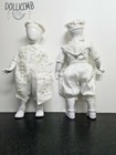 Ropon Con Faldon Para Bautizo  Beich  Ivory  Boy Romper Dress For Christening