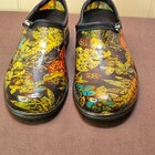 Sloggers Garden Shoes Women s Size 9 Black Waterproof Floral Made Usa Low Top