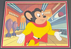 The New Adventures Of Mighty Mouse Production Cel On Production Background 1979