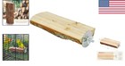 Wooden Parrot Perch For Climbing   Exercise - Perfect Bird Playground Platform