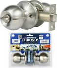 Constructor Privacy No Key Door Knob Handle Lock  Bed   Bath Satin Nickel