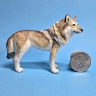 Ooak Custom Schleich Safari Ltd Wolf Toy Plastic Animal Figure -ivy-