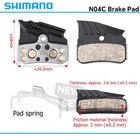 1 2 4pair Shimano N04c 4pistons Metal Disc Brake Pads Fit Br-m9120 m8120 m7120