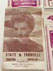 Vintage Small Movie Guides Farmville Drive In And State Theater Va  7  Of Them