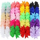 40piece 3 Inch Boutique Grosgrain Ribbon Hair Bows Alligator Clips For Girls 