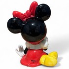 Disney Minnie Mouse Ceramic Musical Figurine Red Bow Yellow Shoes Posing - Works
