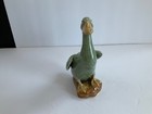 Vintage Chinese Glazed Celadon Green Porcelain Duck  6 Inches Tall