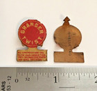 100 Pc Antique Granger Twist Tin Chewing Tobacco Tags Litho Advertising Ca 1900