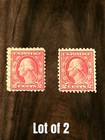 1914 United States 2c Stamp Scott  425  George Washington Used  lot Of 2   3133