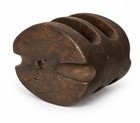 Vintage Double Wooden Pulley Block - Nautical   Maritime   Sailing  Accessory