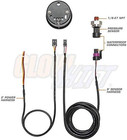 White 7 Color 100 Psi Oil Pressure Gauge Kit  2-1 16  52mm