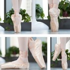 Unpafcxddyig Girls Womens Ballet Dance Toe Shoes Professional Satin Pointe Sh   