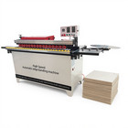 Open Box 110v Auto Straight Line Edge Banding Machine Double-sided Glue trimming