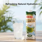 Iberia 100  Pure Organic Coconut Water  1 Liter   33 8 Fl Oz  pack Of 3 