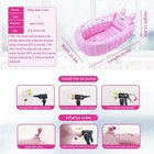   Inflatable Baby Bathtub newborn Bathtub Seat For Infant non-slip Baby Pool    