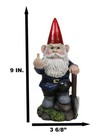 Ebros Rude Garden Greeter  you Dig   Gnome Dwarf Flip The Bird Statue