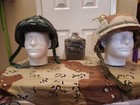 Desert Storm Oif Iraqi Army Vs Us Army Helmets With New  Iraqi  Water Canteen