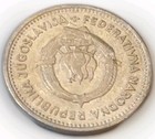 1953 Yugoslavia 2 Dinara Coin Brilliant Uncirculated
