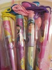 Disney 4pk Princess Pens W rope  Belle  Jasmine  Snow White  Sleeping Beauty nip