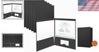 High-quality Black Presentation Folders - 25 Count For Documents   Sales 9x12