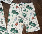 Boys Hanna Andersson Recycling Shortalls Shorts Pajamas Size 130 8 Years Euc