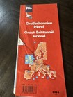 Great Britain Ireland Map Foldout 43   x 39    Unfolded Tear