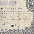 1887 Missouri Kansas And Texas Rr  Stock Certificate  - Signed By Jay Gould