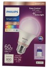  box Of 4  Philips Wiz Smart Wifi 60w Multi-colored A19 Led Dimmable Light Bulb