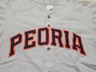 Vintage Rawlings Authentic Peoria Chiefs Minor League Baseball Jersey Size 46