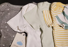 Cloud Island Unisex Baby 12m Short Sleeve Bodysuits Lot Of 7 Pieces - New W tags
