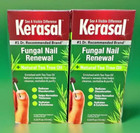 2 Pack New Kerasal Nail Renewal Plus Tea Tree Oil Fungal Nail Repair Solution