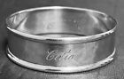 Gorham 6290 Plain Sterling Silver Round Napkin Ring  celia  Monogram Excellent