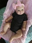 Realistic Reborn Dolls Vinyl Silicone Handmade Newborn Baby Girl Doll Xmas Gift