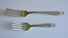 1847 Rogers Bros Daffodil 1950 Forks   Spoons Silve Plate Vintage