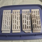 Vintage Decorative Ceramic Radiant Heater Brick Insert 8  King Art Deco