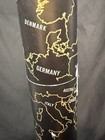 Scratch-off Travel Map Of The World   Usa Map    deluxe    Gold Poster