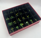 The Danbury Mint 24 Set John Deere Tractor Ornaments With Danbury Storage Box