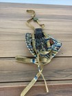 1900s China Imperial Qing Large Silk Longevity Embroidery Kesi Purse Pouch