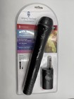 Singing Machine Wireless Microphone Pack Smm107wm Black Uhf Dynamic Karaoke Mic