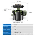 Tripod Head My-55g Low Profile Ballhead With Lever Clamp Arca   Rrs Compatible