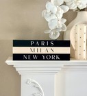 Set Of 3 Faux Decorative Books For Home Decor  Coffee Table - Hardcover  Small