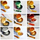 60ml gold Metallic Acrylic  Paint Waterproof For Diy Art   Crafts