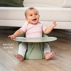 Upseat     The Original Ergonomic Baby Floor   Booster Seat With Tray  Sage 