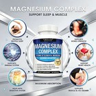 Toplux Magnesium Complex 8 Essential Forms 1000mg High Potency For Muscle sleep