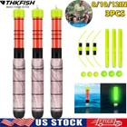 3pcs Fishing Floats Weighted Catfish Pole Floats Bright Color Pole Fishing Float
