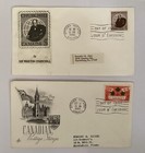 Lot Of 4 Canadian First Day Cover  1 Canceled Stamp  1929  1959  1960   1965 x2 