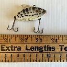 Vintage Fishing Lure  Heddon Super Sonic White Black Plastic Rare Tackle Antique